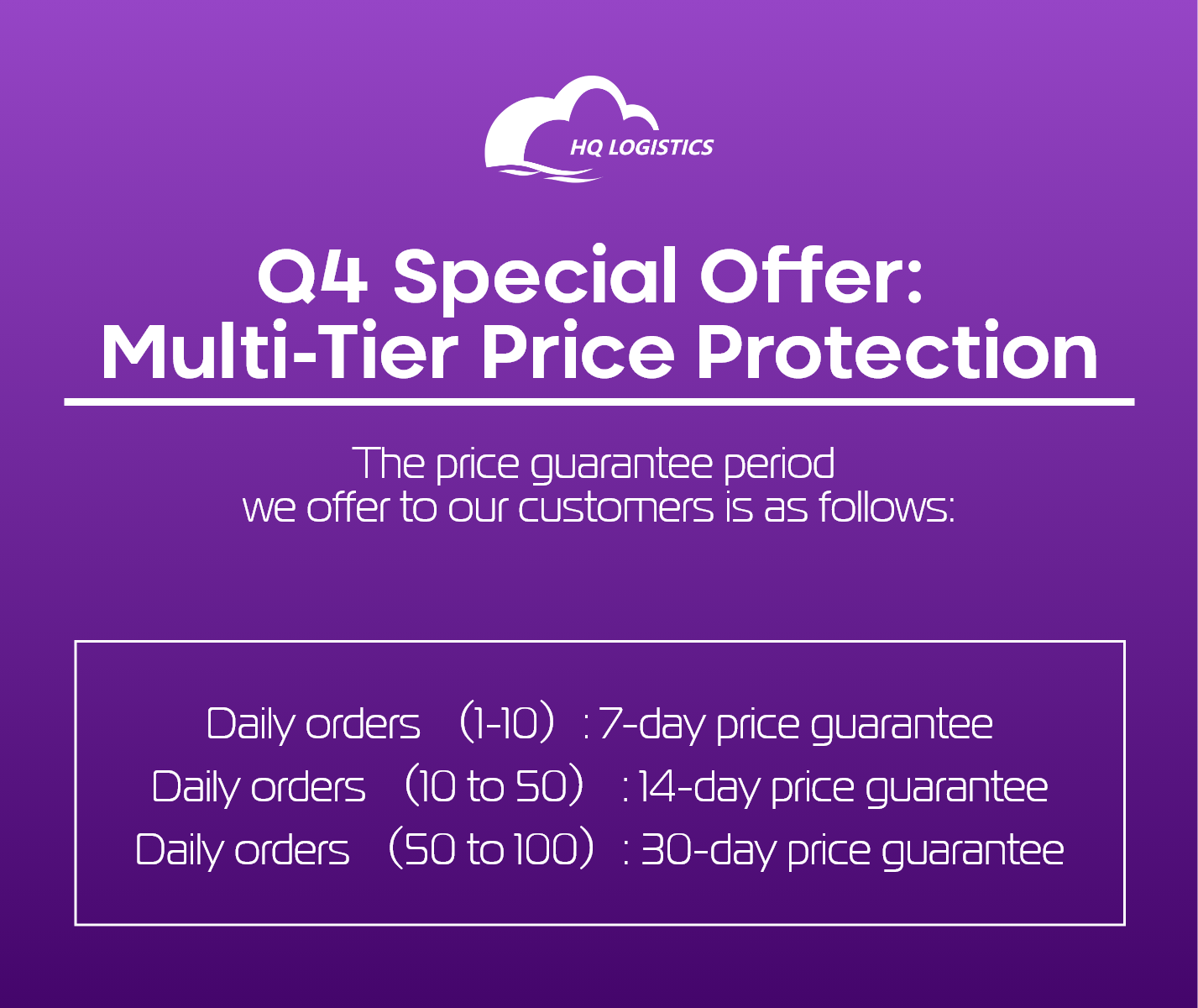 Your Q4 Fulfillment Costs Stay Stable